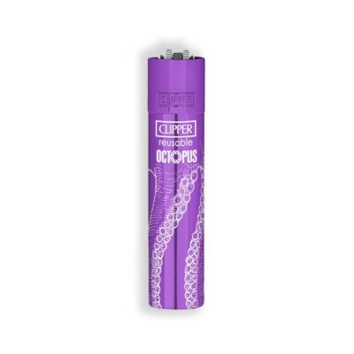 Clipper Octopus Metal Purple