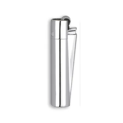 Clipper Large Metal Silver - Lucido