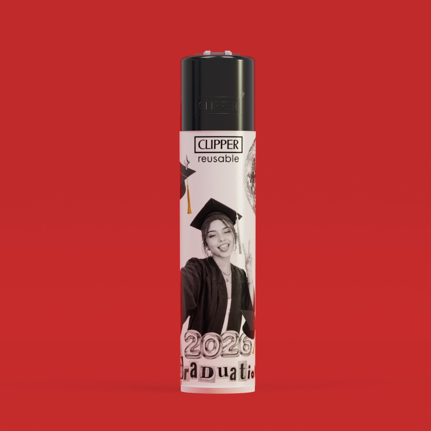 Graduation Shot Custom Clipper - 1 pc