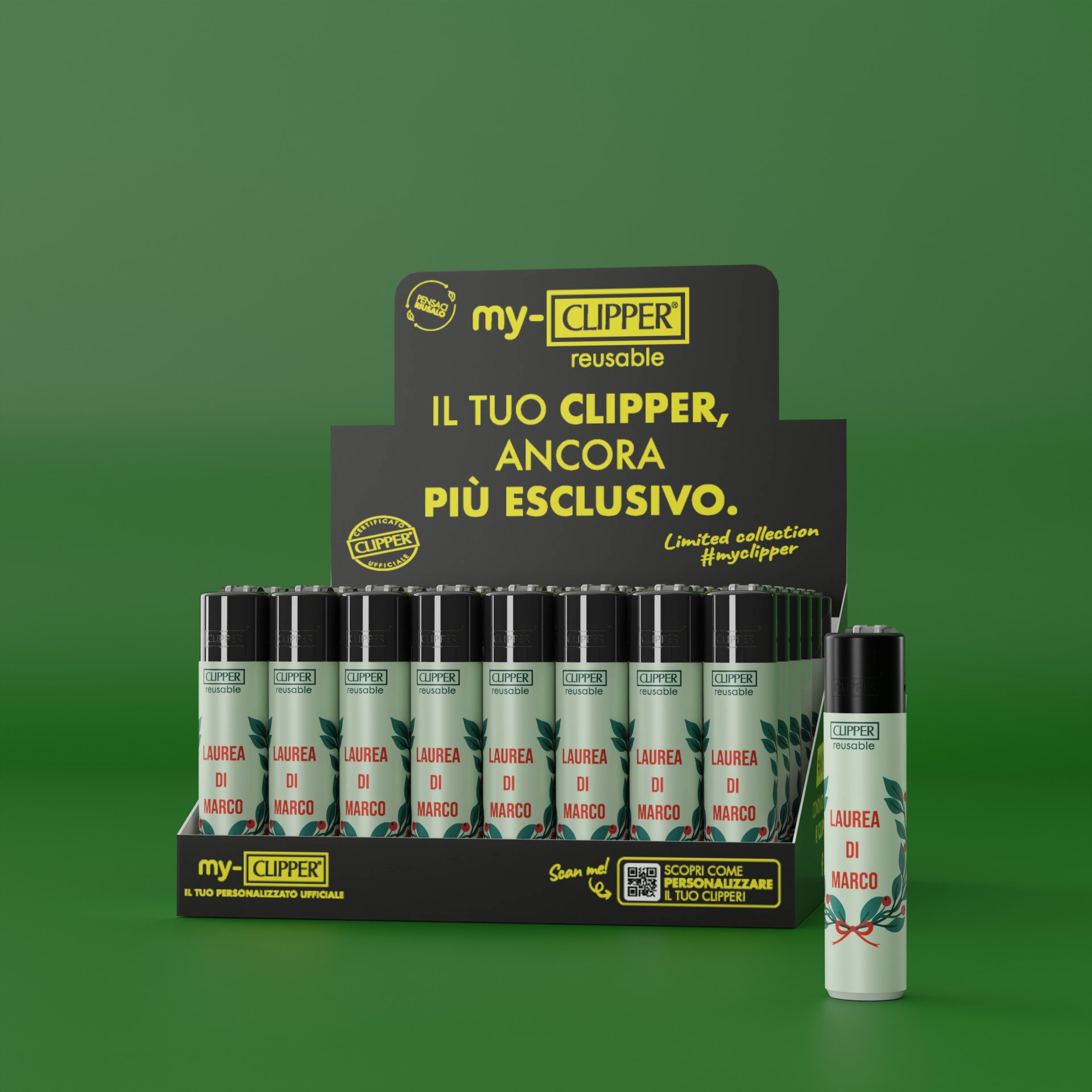 Clipper Personalizzato Degree Day – Box 48 pz